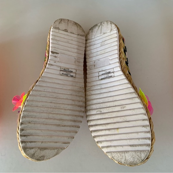 Betsey Johnson Womens Marge Floral Espadrille Platform Slide Sandals US 8.5 M - Picture 6 of 8